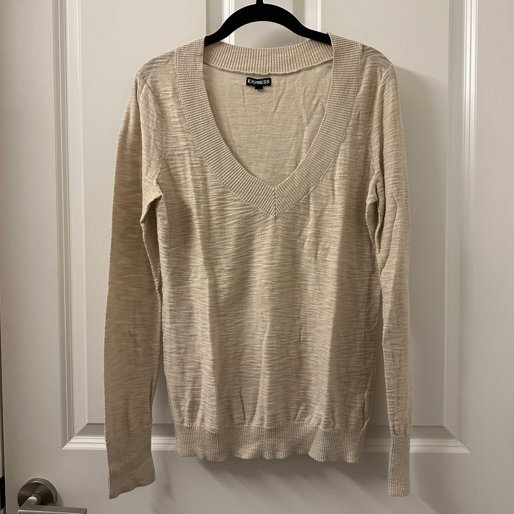 [Express] Lightweight V-neck Sweater
